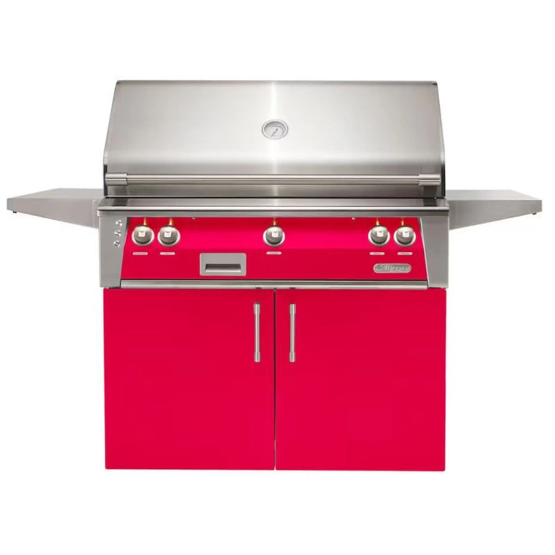 Alfresco 42" Freestanding Stainless Steel Gas Grill with Sear Zone, Rotisserie & Smoker System - Patioscape Outdoors