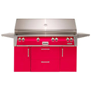 Alfresco ALXE 56-Inch Stainless Steel Freestanding Gas Grill w/ Sear Zone And Rotisserie - Patioscape Outdoors