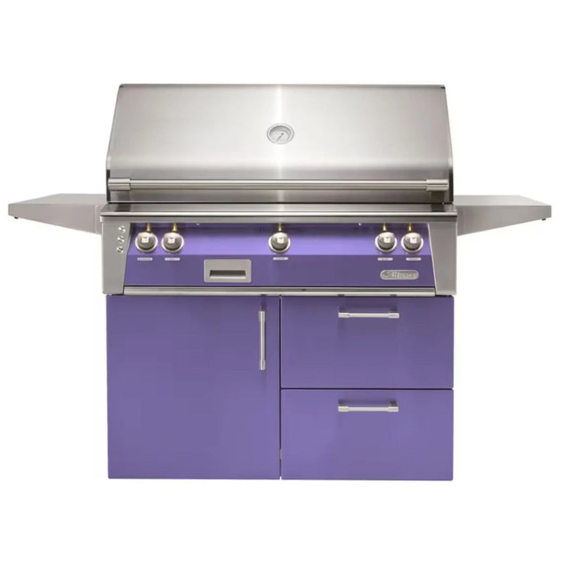 Alfresco Deluxe 42-Inch Stainless Steel Freestanding Gas Grill w/ Rotisserie - Patioscape Outdoors