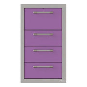 Alfresco 17-Inch Stainless Steel Triple Drawer & Paper Towel Holder Combo - Patioscape Outdoors