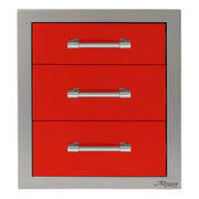 Alfresco 17-Inch Stainless Steel Soft-Close Triple Drawer - Patioscape Outdoors