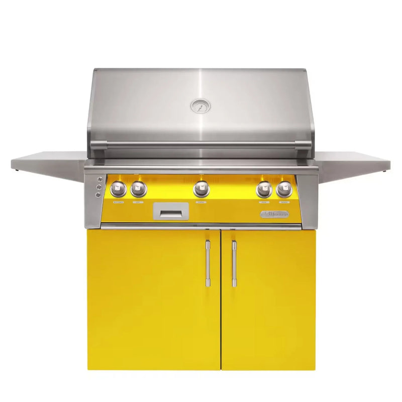 Alfresco 36-Inch Stainless Steel Freestanding Gas Grill w/ Rotisserie - Patioscape Outdoors
