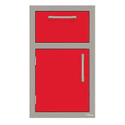 Alfresco 17-Inch Stainless Steel Left-Hinged Soft-Close Door & Drawer Combo - Patioscape Outdoors