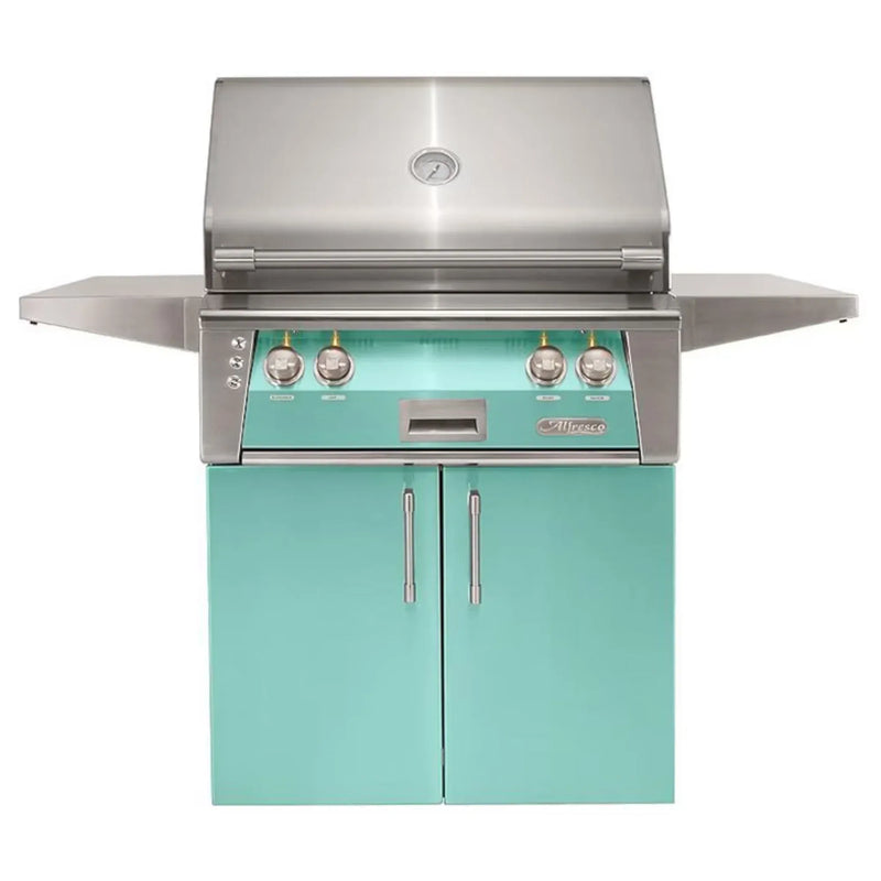 Alfresco 30-Inch Stainless Steel Freestanding Gas Grill w/ Rotisserie & Sear Zone - Patioscape Outdoors