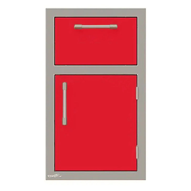 Alfresco 17-Inch Stainless Steel Right-Hinged Soft-Close Door & Drawer Combo - Patioscape Outdoors