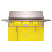 Alfresco ALXE 56-Inch Stainless Steel Freestanding Gas Grill w/ Sear Zone And Rotisserie - Patioscape Outdoors
