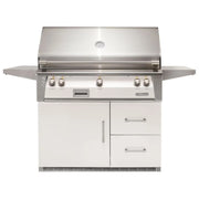 Alfresco 42-Inch Stainless Steel Freestanding Gas Grill w/ Rotisserie & Refrigerated Cart - Patioscape Outdoors
