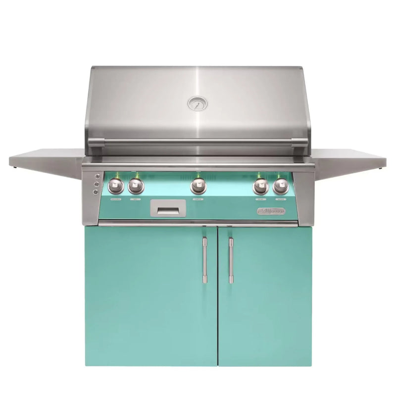 Alfresco 36-Inch Stainless Steel Freestanding Gas Grill w/ Rotisserie & Sear Zone - Patioscape Outdoors