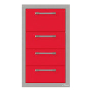 Alfresco 17-Inch Stainless Steel Triple Drawer & Paper Towel Holder Combo - Patioscape Outdoors