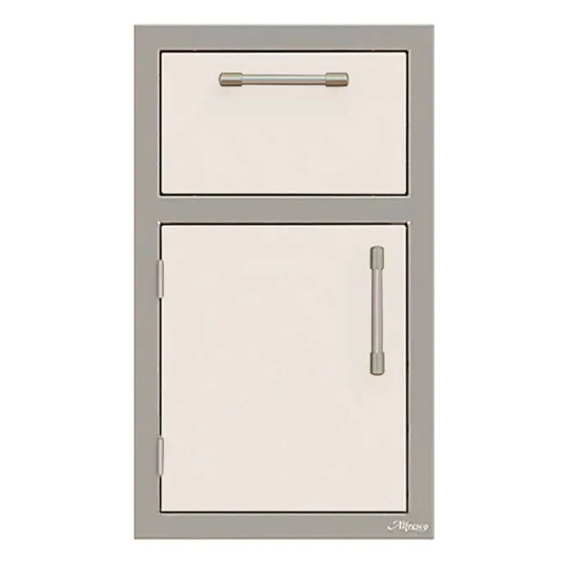 Alfresco 17-Inch Stainless Steel Left-Hinged Door & Paper Towel Holder Combo - Patioscape Outdoors