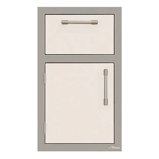 Alfresco 17-Inch Stainless Steel Left-Hinged Door & Paper Towel Holder Combo - Patioscape Outdoors