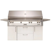 Alfresco ALXE 56-Inch Stainless Steel Freestanding Gas Grill w/ Sear Zone And Rotisserie - Patioscape Outdoors