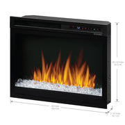 Dimplex Nova 23-Inch Plug-in Electric Firebox with Acrylic Ember Bed - Patioscape Outdoors