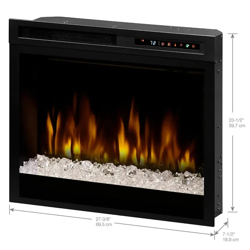 Dimplex Nova 28-Inch Plug-in Electric Firebox with Acrylic Ember Bed - Patioscape Outdoors