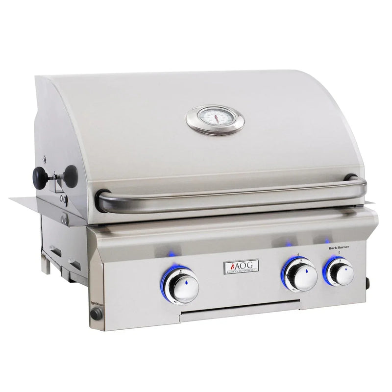 American Outdoor Grill L-Series 24-Inch Built-In Gas Grill With Rotisserie Backburner - Patioscape Outdoors