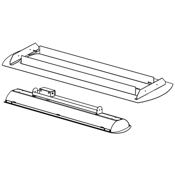 Bromic Ceiling Recess Kit for Tungsten Electric 2000W & 4000W