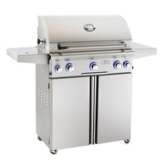 American Outdoor Grill L-Series 30-inch Freestanding Grill With Rotisserie and Single Side Burner - Patioscape Outdoors