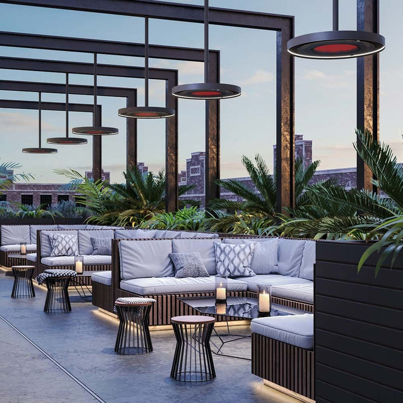 Bromic Eclipse BH0920001-1 Smart-Heat 28-Inch 2900W Dual Element 240V Electric Infrared Heater W/ Twin Pole