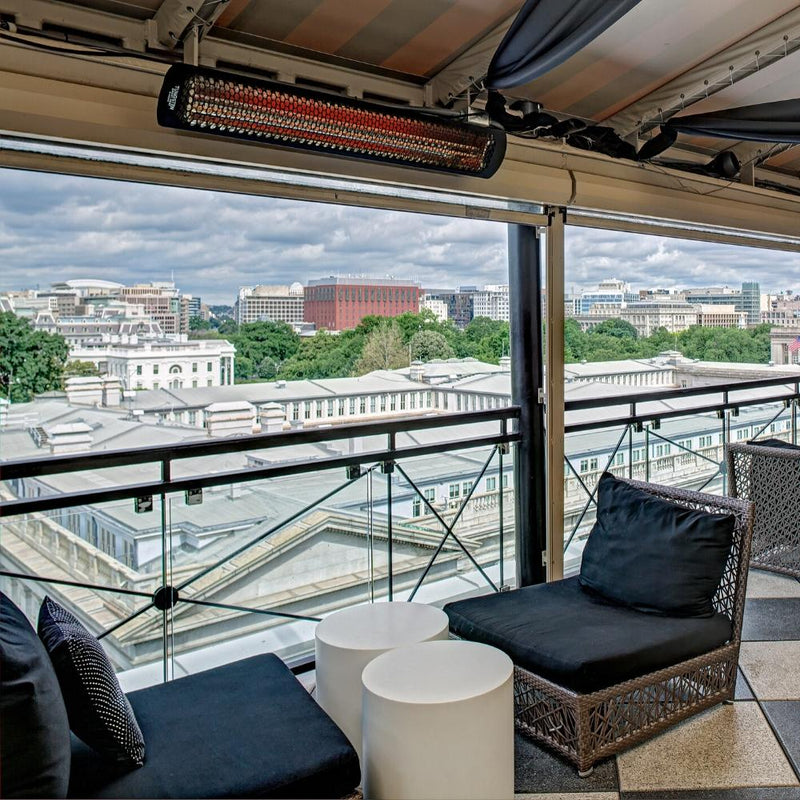 Bromic Tungsten BH0420030 Smart-Heat 44-Inch 2000W Single Element 240V Electric Infrared Patio Heater