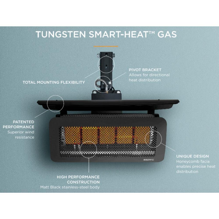Bromic Tungsten 300 20-Inch Smart-Heat 26,000 BTU Gas Patio Heater
