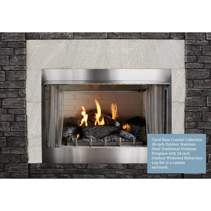 Empire Carol Rose Outdoor 36" Vent-Free Fireplace