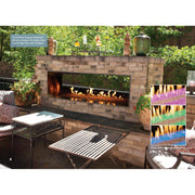 Empire Carol Rose See-Through Outdoor Vent-Free Fireplace - 60" - Patioscape Outdoors