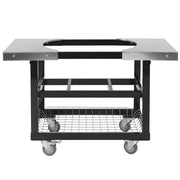 Primo Cart with Stainless Steel Side Shelves for Oval LG 300 & Oval XL 400 - Patioscape Outdoors