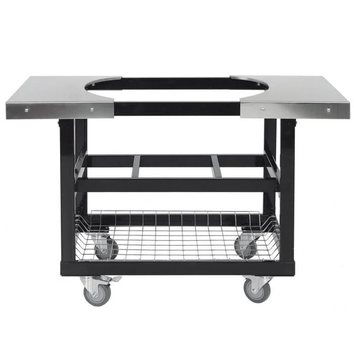 Primo Cart with Stainless Steel Side Shelves for Oval LG 300 & Oval XL 400 - Patioscape Outdoors
