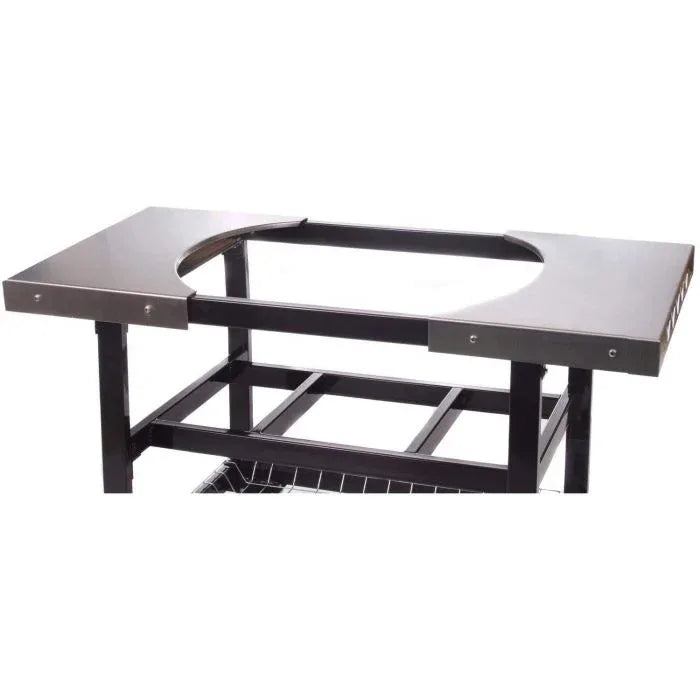 Primo Cart with Stainless Steel Side Shelves for Oval LG 300 & Oval XL 400 - Patioscape Outdoors