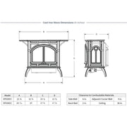 Empire Spirit Cast Iron Medium Vent-Free Stove - 28" - Patioscape Outdoors