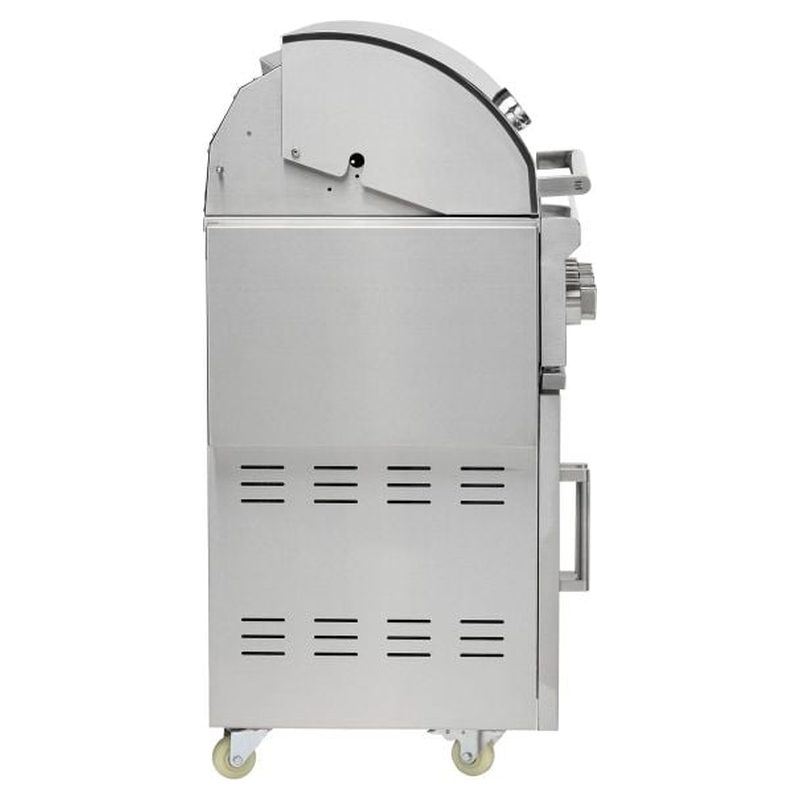 Coyote SL-Series 30-Inch 3-Burner Freestanding Gas Grill With Sear Burner & Rotisserie