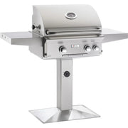 American Outdoor Grill L-Series 24-Inch Patio-Post Grill With Rotisserie Backburner - Patioscape Outdoors