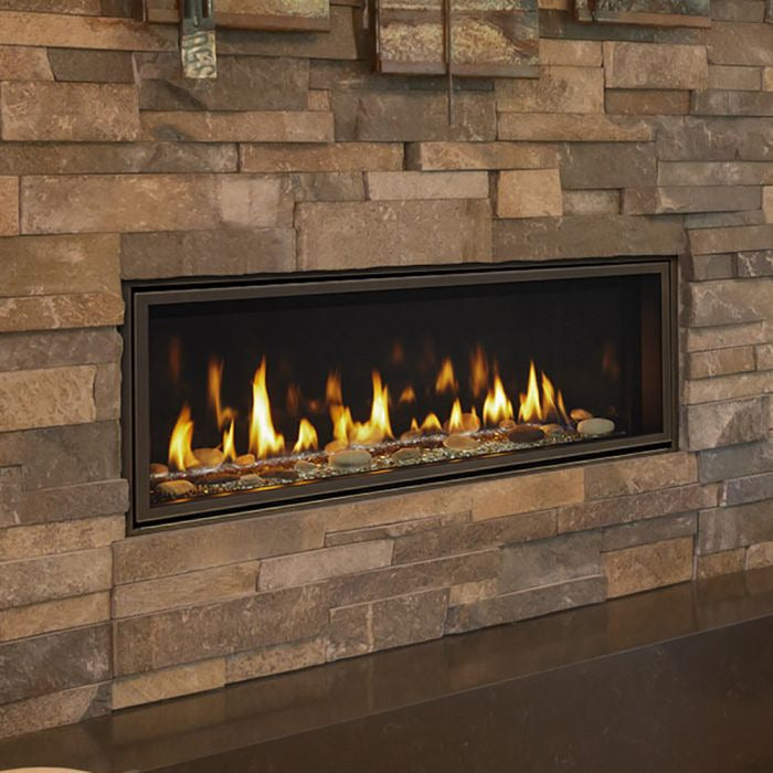 Majestic Echelon II 60" Direct Vent Gas Fireplace - with IntelliFire Touchscreen Remote
