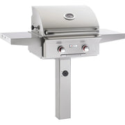 American Outdoor Grill T-Series 24-Inch 2-Burner On In-Ground Post - Patioscape Outdoors