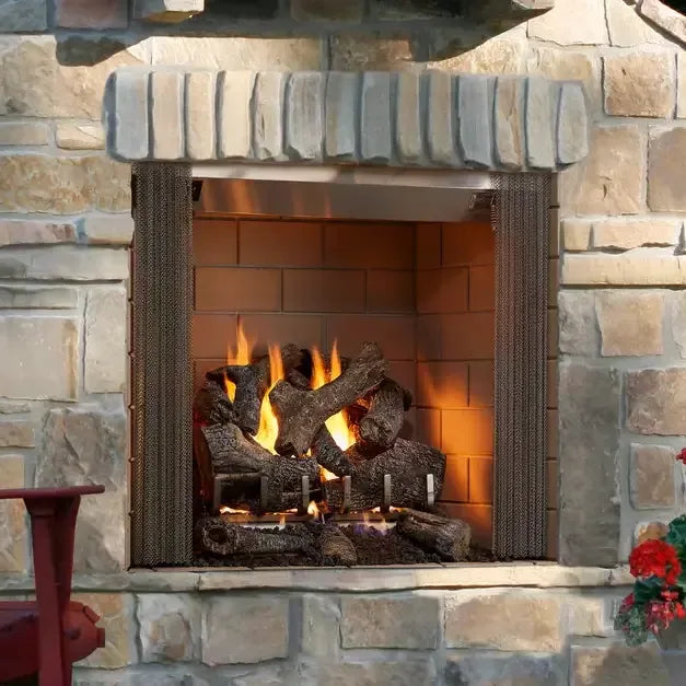 Majestic Castlewood 42" Outdoor Wood Fireplace - Patioscape Outdoors