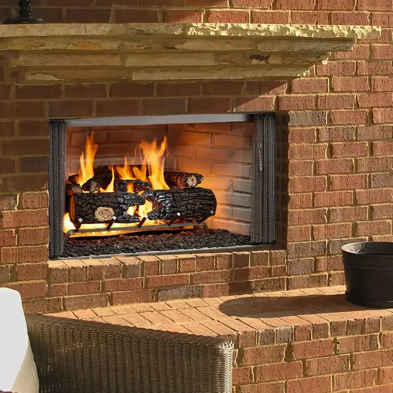 Majestic Villawood 42" Outdoor Wood Fireplace - Patioscape Outdoors