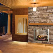 Majestic Fortress Indoor/Outdoor See-Through Gas Fireplace - 36" - Patioscape Outdoors
