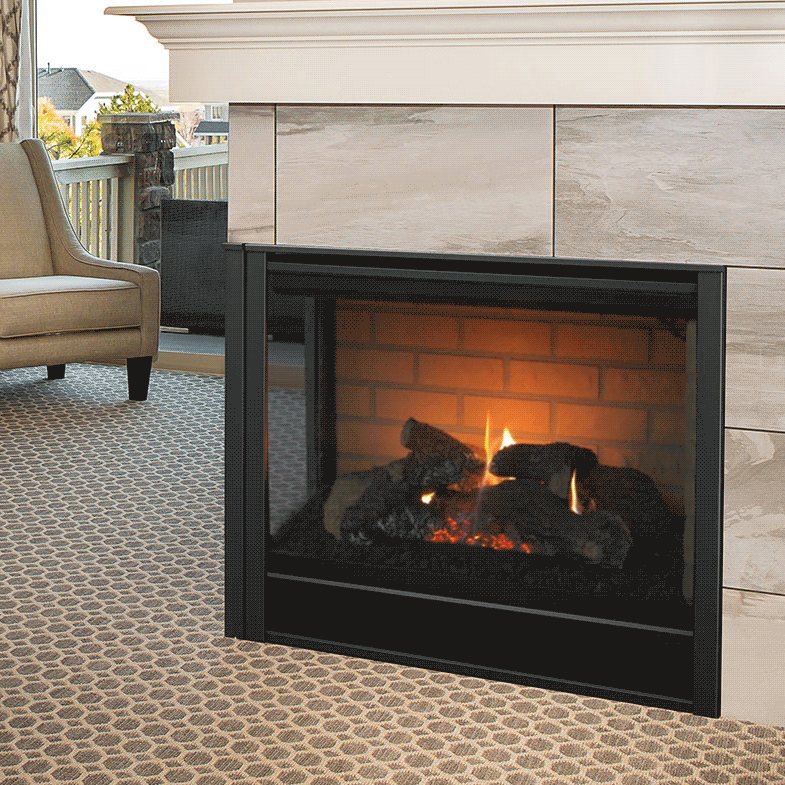 Majestic Corner Direct Vent Gas Fireplace - 36" - Patioscape Outdoors