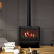 Majestic Ruby Freestanding 30" Direct Vent Gas Fireplace - Includes Touchscreen Remote - Patioscape Outdoors