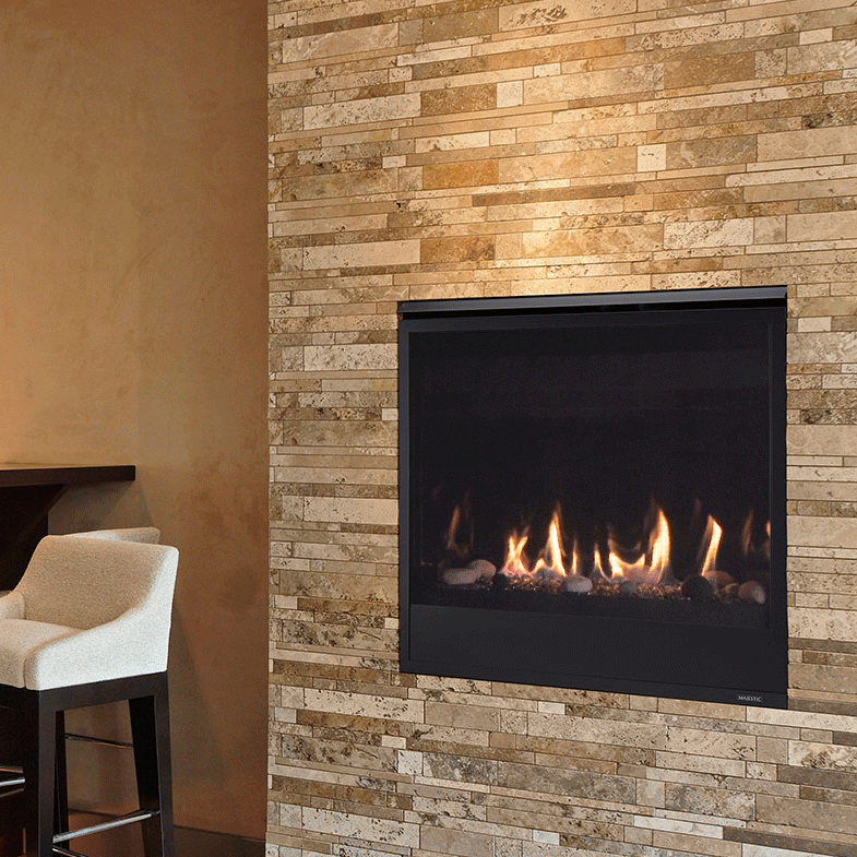 Majestic Quartz 36" Direct Vent Gas Fireplace - Patioscape Outdoors