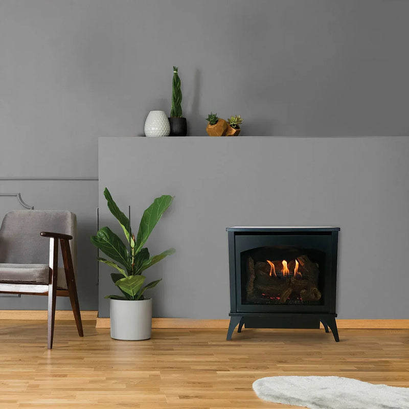 Empire Spirit Vent-Free Steel Gas Stove - Medium - 25" - Patioscape Outdoors