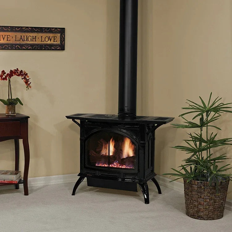 Empire Spirit Direct Vent Cast Iron Stove - Medium - 30" - Patioscape Outdoors