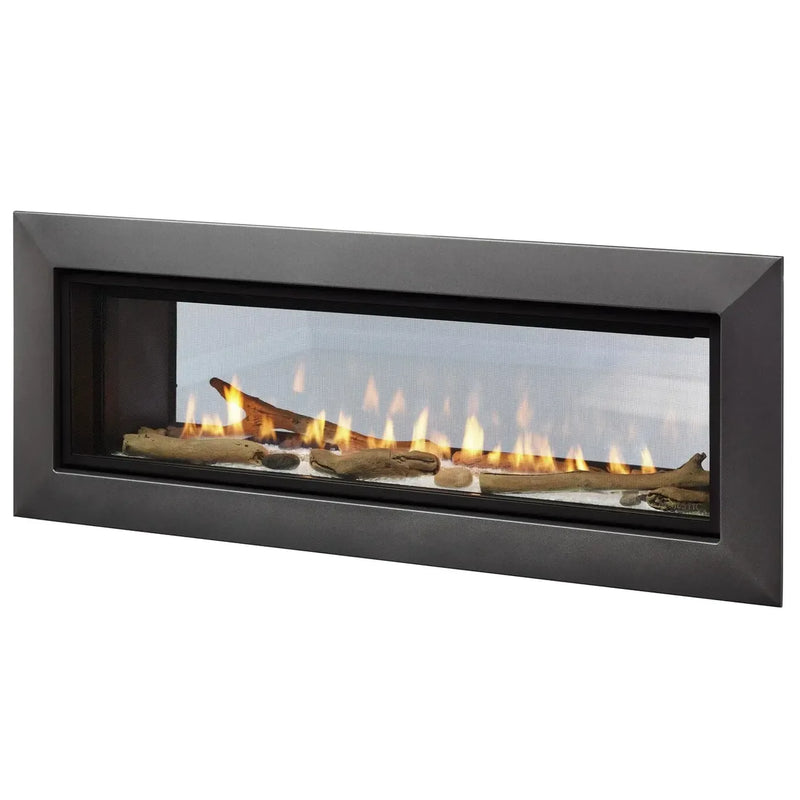 Majestic Echelon II See-Through Direct Vent Gas Fireplace - 48" - with IntelliFire Touchscreen Remote - Patioscape Outdoors