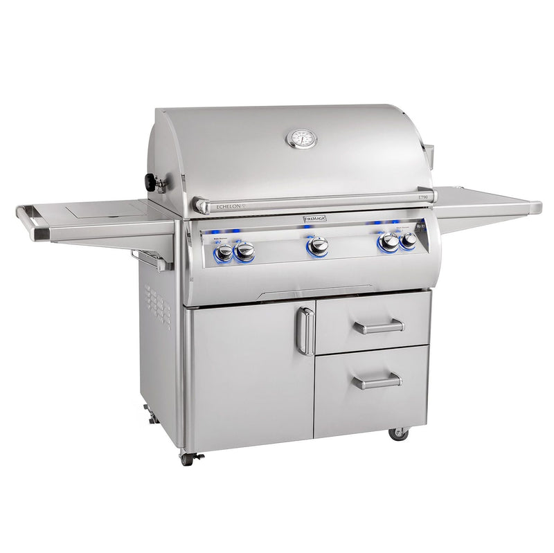 Fire Magic E790s Echelon Diamond 36-Inch Gas Grill on Cart with Single Side Burner
