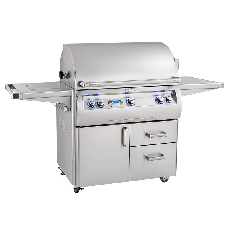 Fire Magic E790s Echelon Diamond 36-Inch Gas Grill on Cart with Single Side Burner