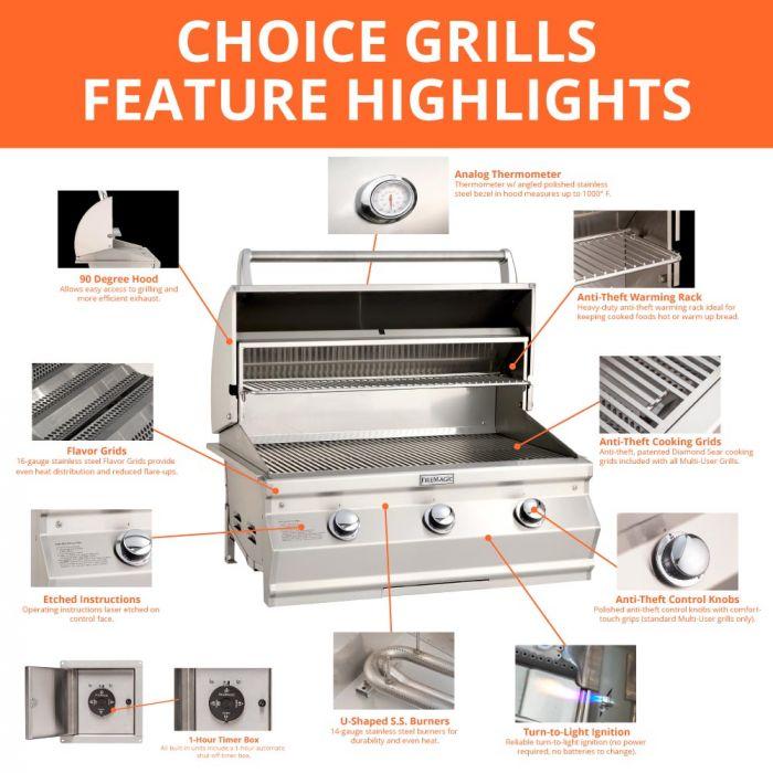 Fire Magic C540i Choice 30-Inch Built-In Gas Grill