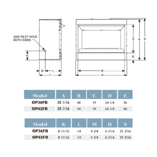 Empire Carol Rose Outdoor 42" Vent-Free Fireplace - Patioscape Outdoors