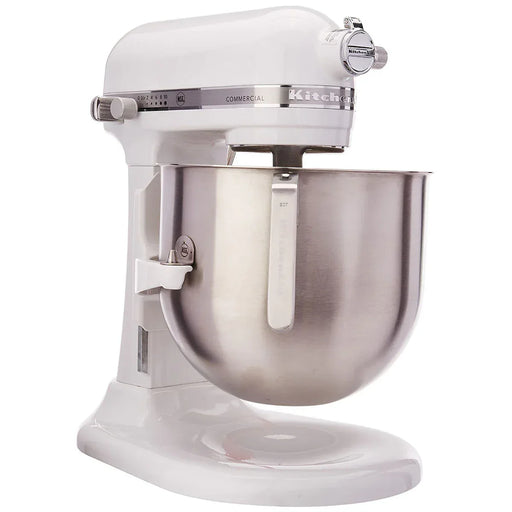 KitchenAid KSM8990WH Commercial Stand Mixer, White, 8 qt. - Patioscape Outdoors