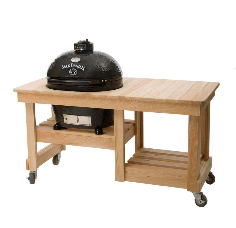 Primo Oval XL 400 Ceramic Kamado Grill on Table