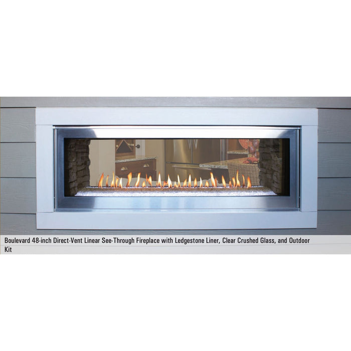 Empire Boulevard See-Through 48" Direct Vent Gas Fireplace